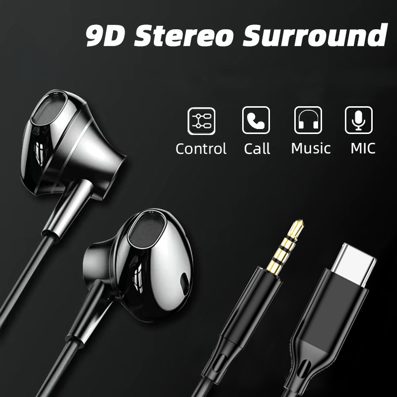 Xiaomi Gaming Accessories - 이어폰형 스테레오 헤드셋 볼륨 조절 유선