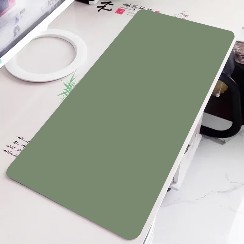 Gaming Mouse Pad Xl - 단색 녹색 게임용 마우스 패드 대형