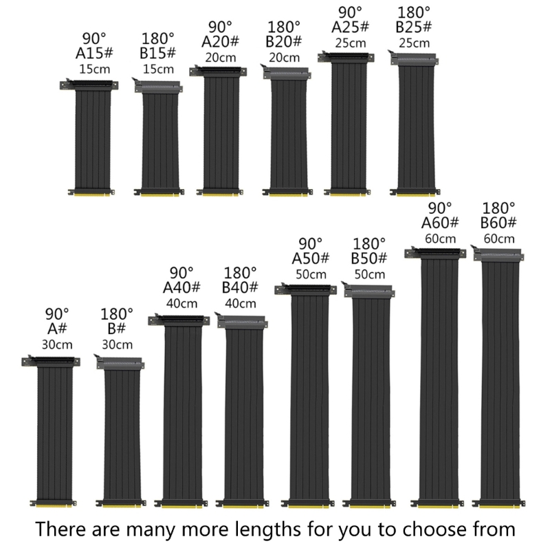 Vertical Gpu Bracket - 익스프레스 16X용 라이저 케이블 PCI 플렉시블