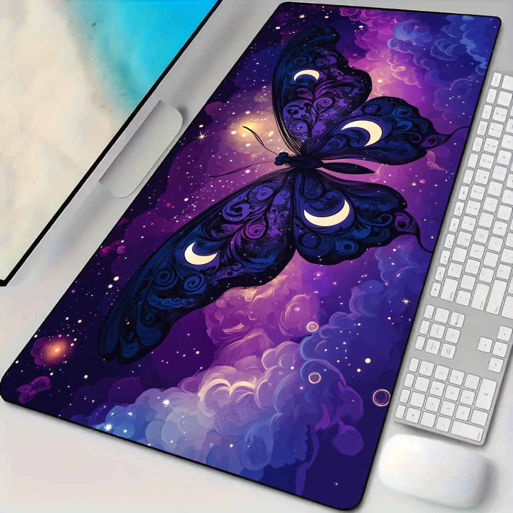 Gaming Mouse Pad Xl - 우아한 밤나비 마우스 패드 데스크 매트