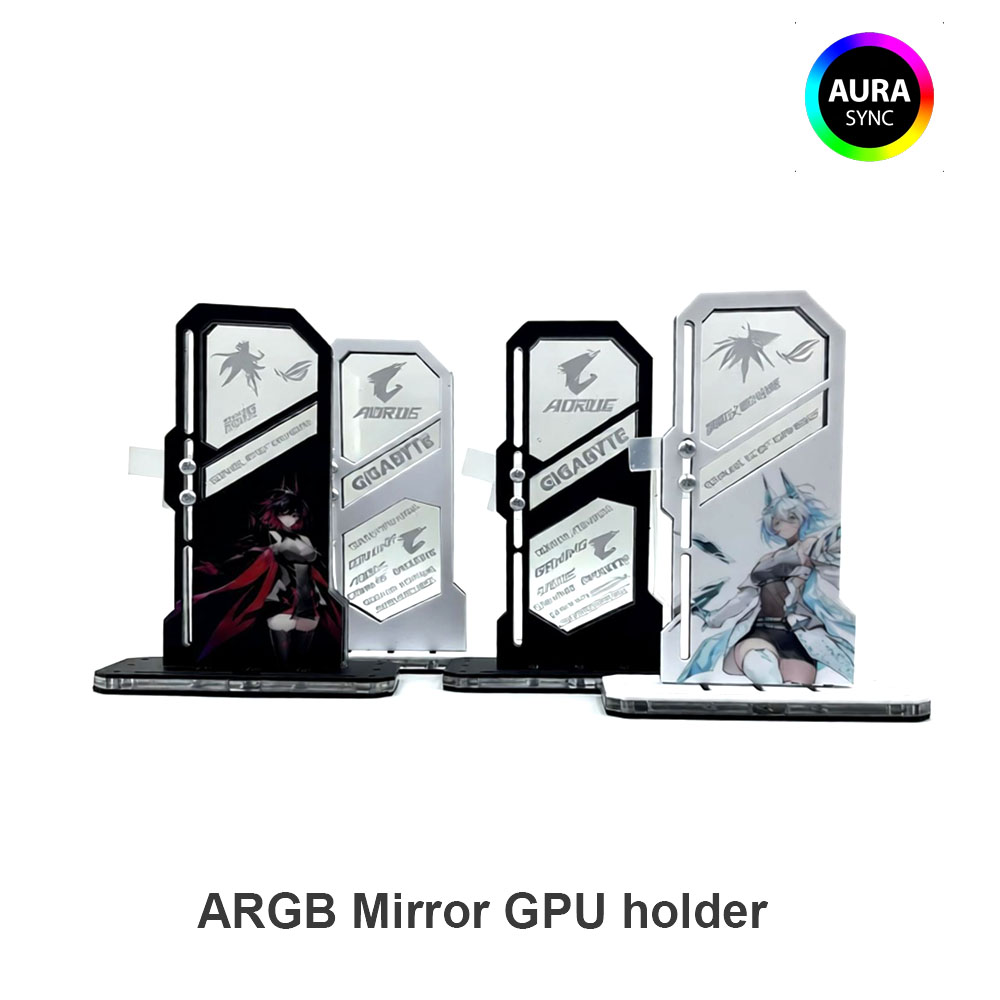 Vertical Gpu Bracket - DIY 미러 VGA 홀더 ARGB 게이머