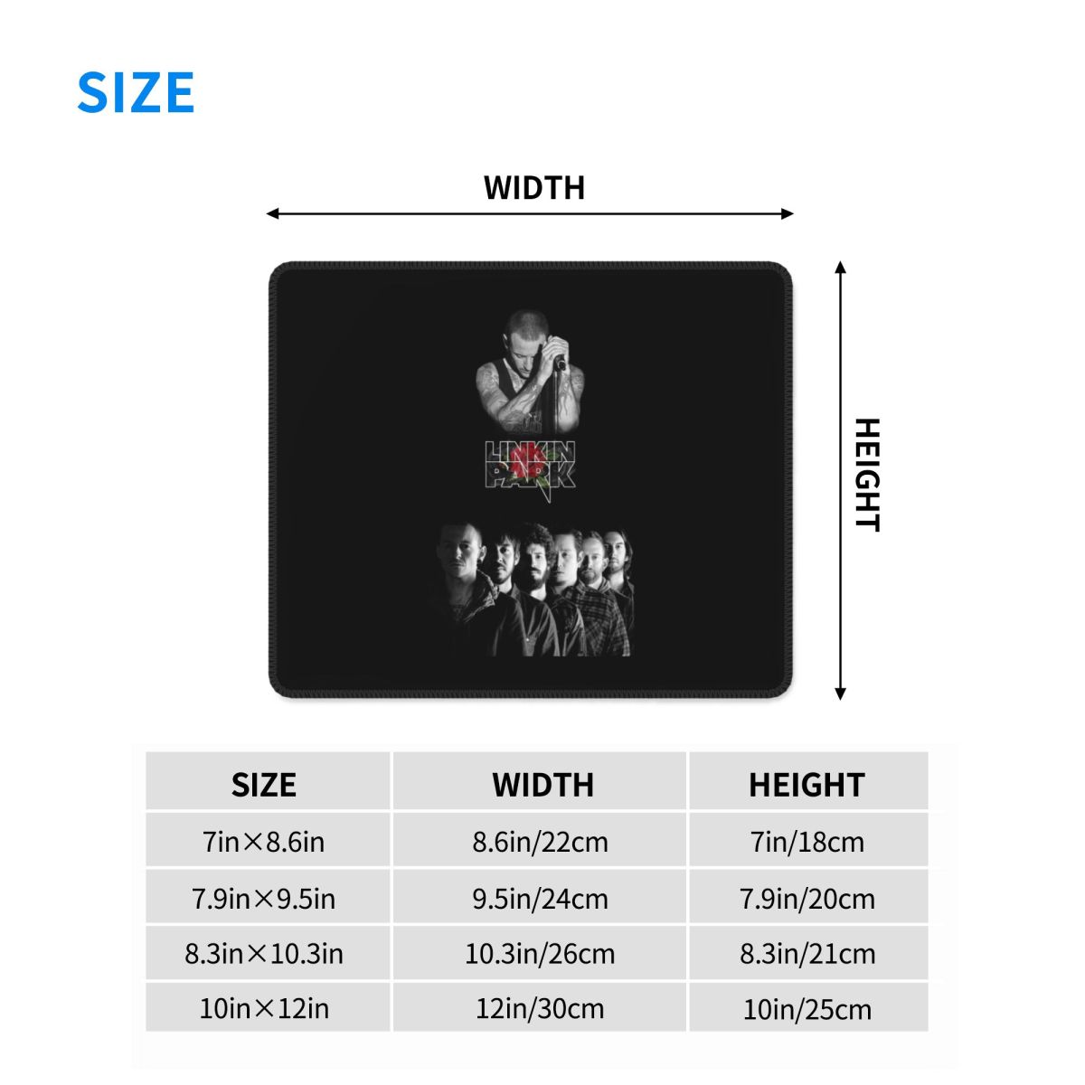 멀티 사이즈 마우스 패드 L-Linkin 핫 밴드 파크 - Gaming Mouse Pad Xl 리뷰 및 가격