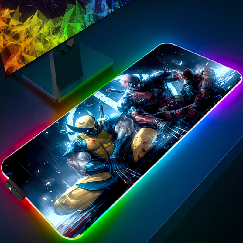 LED 마우스 패드 게임용 백라이트 락 엣지 애니메이션 - Gaming Office Accessories 리뷰 및 가격