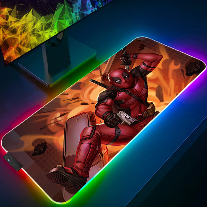 LED 마우스 패드 게임용 백라이트 락 엣지 애니메이션 - Gaming Office Accessories 리뷰 및 가격