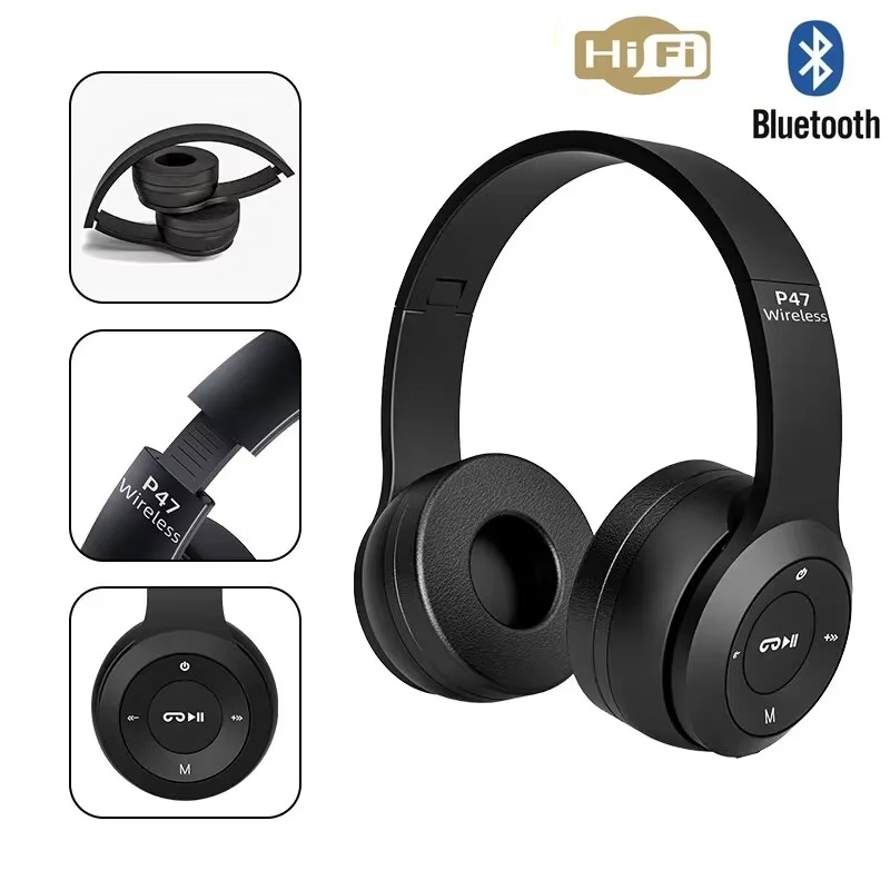 HIFI 스테레오 이어폰 블루투스 헤드셋 접이식 시리즈 - Gaming Accessories Iphone 리뷰 및 가격