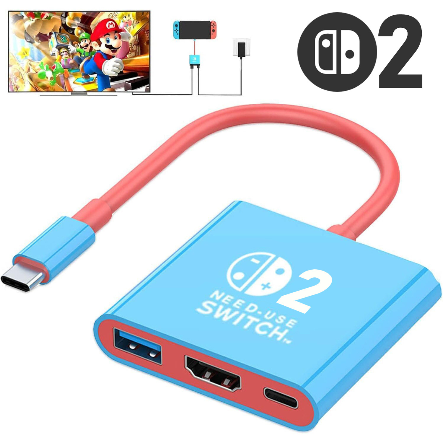 스위치2 타입 C 도킹 스테이션 HDMI+USB3.0+ - Gaming Kit Accessories Nintendo Switch 리뷰 및 가격