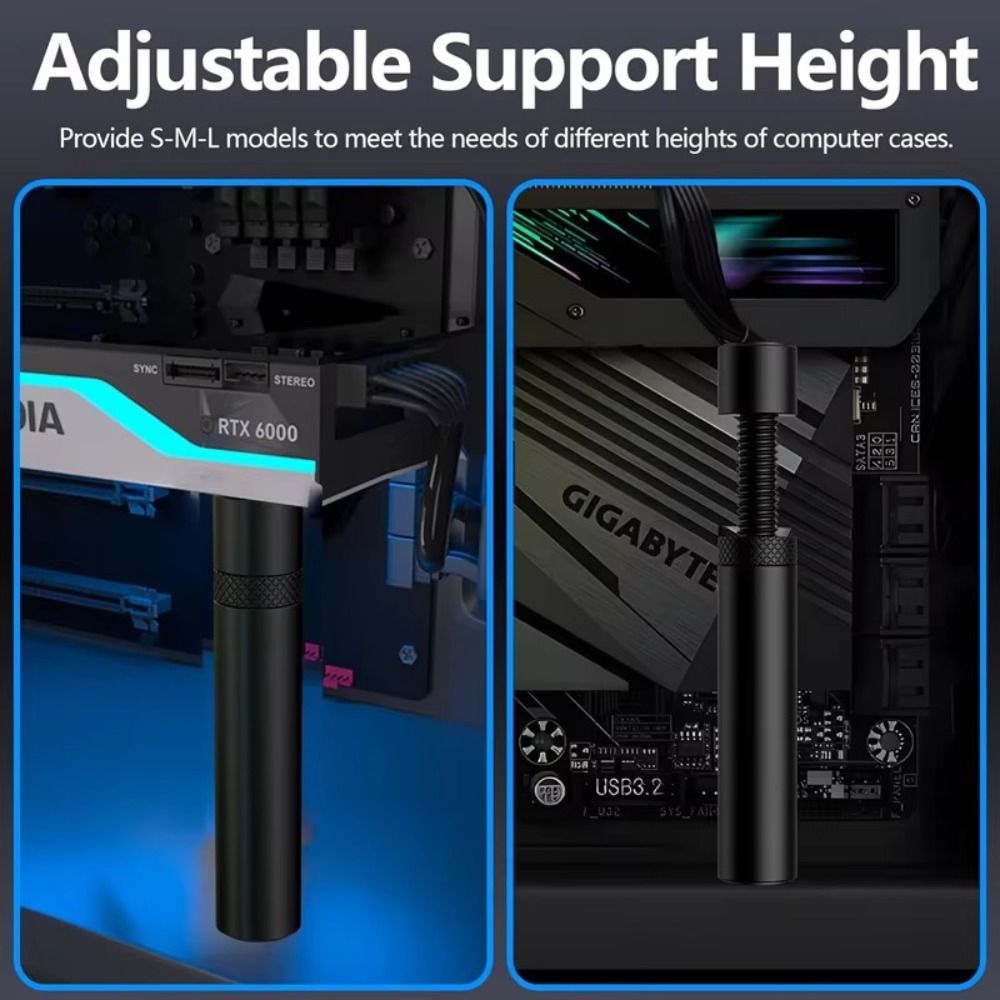 조정 가능한 알루미늄 그래픽 카드 홀더 텔레스코픽 회전 - Vertical Gpu Bracket 리뷰 및 가격
