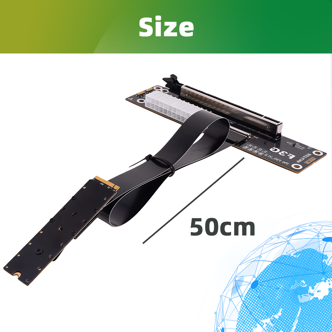 ADT-Link M.2 NVMe GPU 도크 PCIe  - Vertical Gpu Bracket 리뷰 및 가격