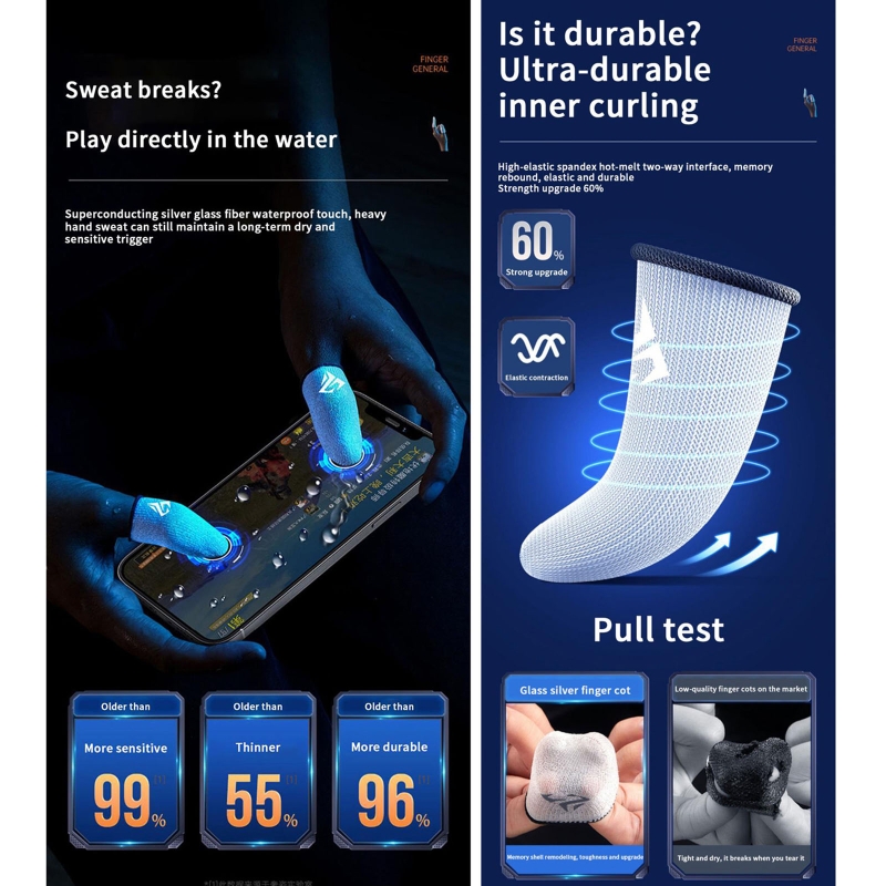 게이머 손가락 슬리브, 땀 방지, 게이머 손가락 커버, - Gaming Accessories Kit 리뷰 및 가격