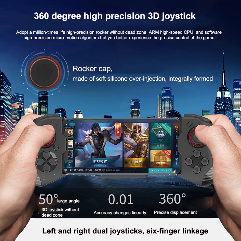 휴대폰 게임패드 조이스틱 아이폰 안드로이드용 블루투스  - Gaming Accessories Iphone 리뷰 및 가격
