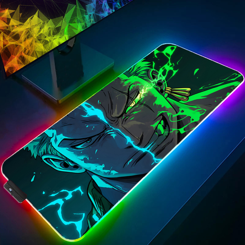 원피스 조로 마우스 패드 RGB 게임 액세서리 Gabi - Gaming Office Accessories 리뷰 및 가격