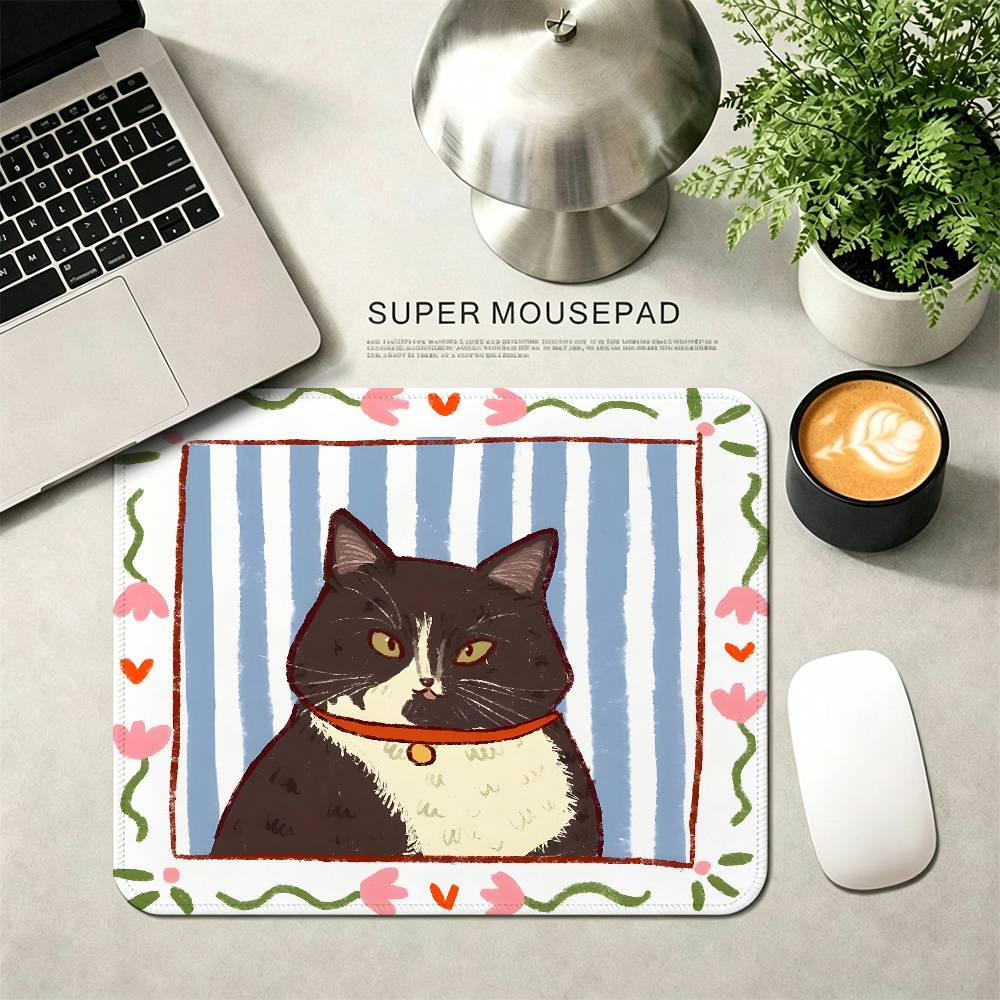 귀여운 만화 고양이 초상화 사진 프레임 고무 소형 데스 - Gaming Accessories Photo 리뷰 및 가격