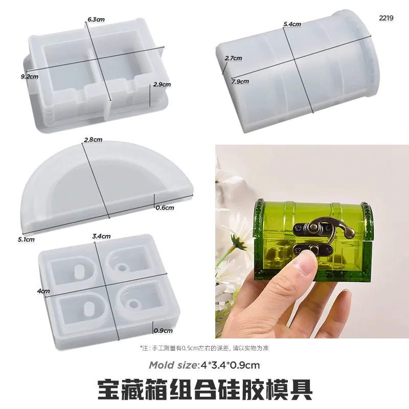 잠금 클램프가 있는 주사위 상자 몰드, 레진 에폭시 몰 - Gaming Accessories Box 리뷰 및 가격