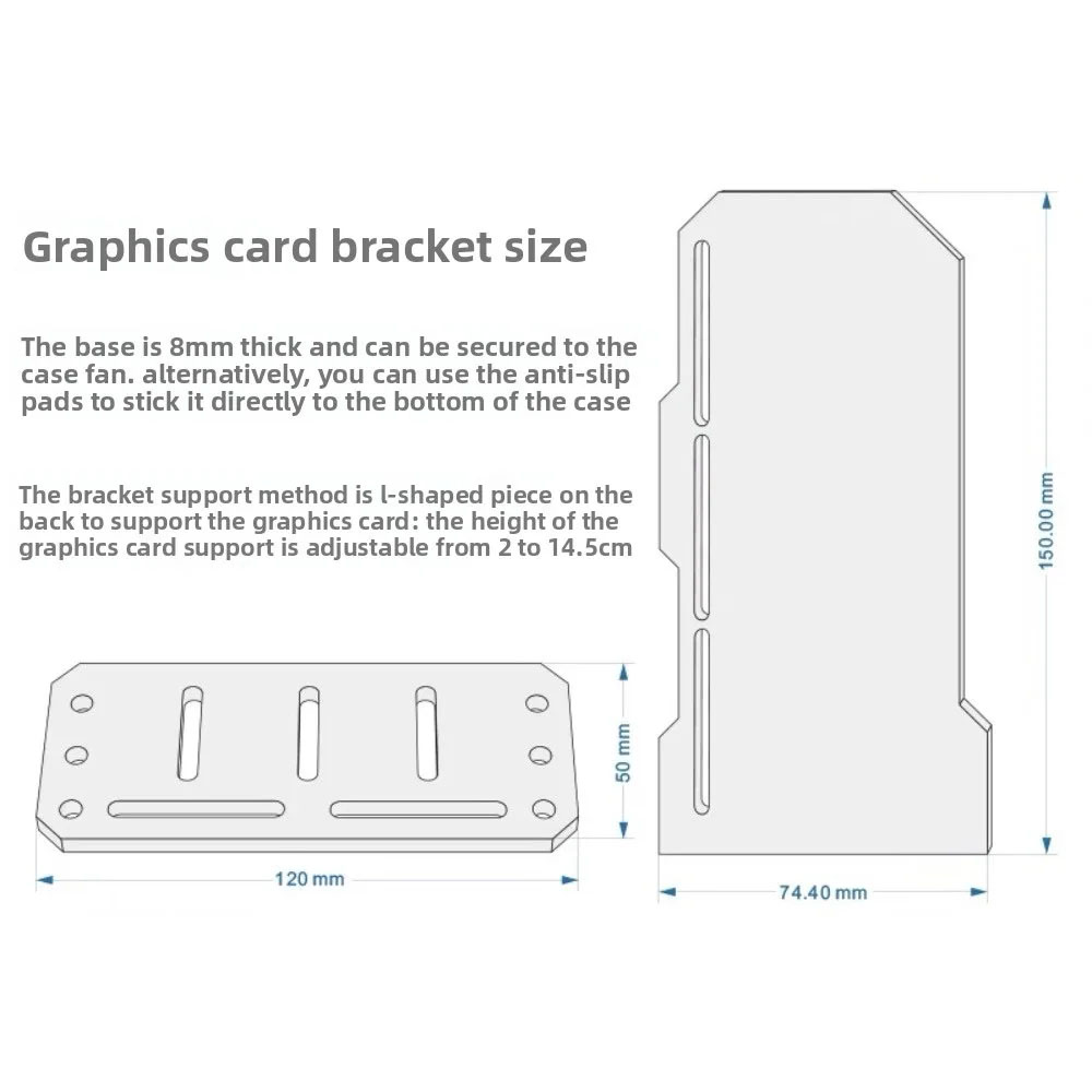 DIY 미러 VGA 홀더 ARGB 게이머 캐비닛 509 - Vertical Gpu Bracket 리뷰 및 가격